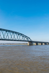 Railroad Bridge Near Nijmegen