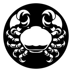 An Cancer crab horoscope astrology zodiac sign symbol