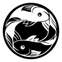 Pisces fish horoscope astrology zodiac sign icon
