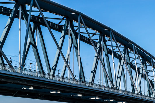 Railroad Bridge Near Nijmegen © Daniel Doorakkers