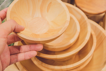 Wooden cup, Hand took the cup are made of wood, Cups made of wood, Buying a cup made entirely of wood.