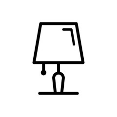 Table lamp icon