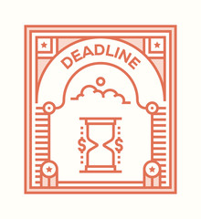 DEADLINE ICON CONCEPT