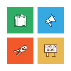 MARKETING LINE ICON SET