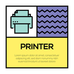 PRINTER ICON CONCEPT
