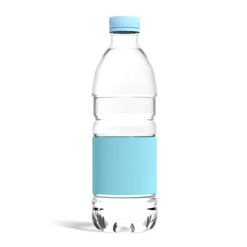 bouteille d'eau 50 cl à personnaliser sur fond blanc