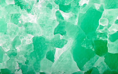 green calcite mineral texture