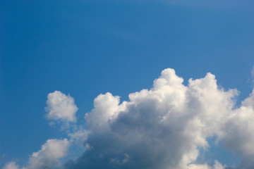 Naklejka na ściany i meble white clouds in blue sky