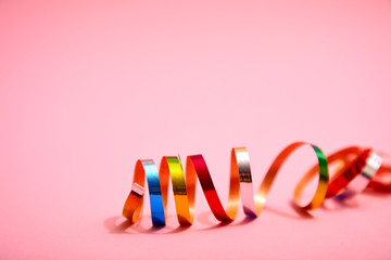 holiday colorful ribbons