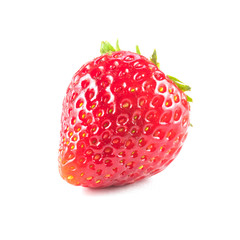 Strawberry on white background.