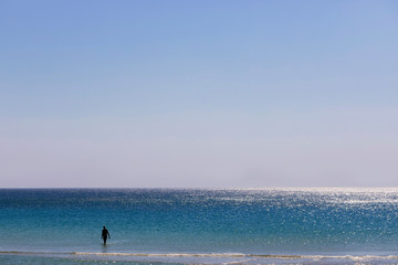 Fototapeta premium In mezzo al mare calmo