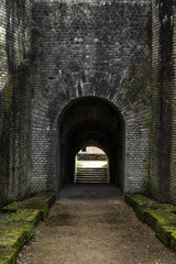 Fototapeta premium Tunnel römisch Mauerwerk Zugang Arena