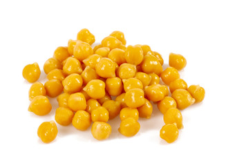 chickpeasisolated on white
