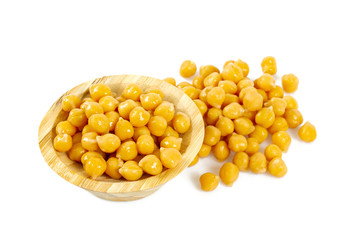 chickpeasisolated on white
