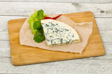 Blue cheese slice