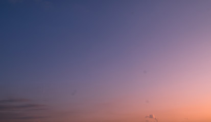 sunset over the sea for background
