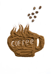 Coffee, abstract point of view