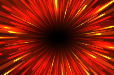 Obraz premium Vector illustration of abstract background with blurred magic neon purple light rays
