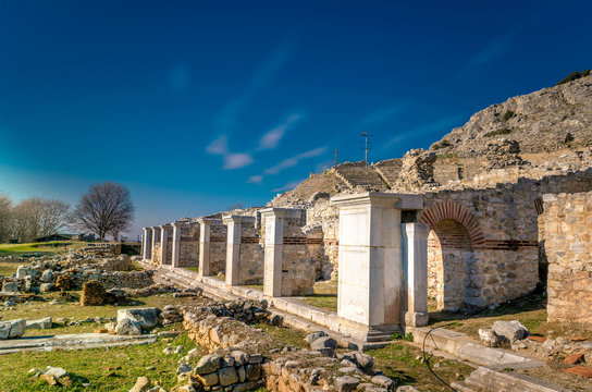 Philippi is located near the ruins of the ancient city and is part of the region of East Macedonia and Thrace in Kavala, Greece. 