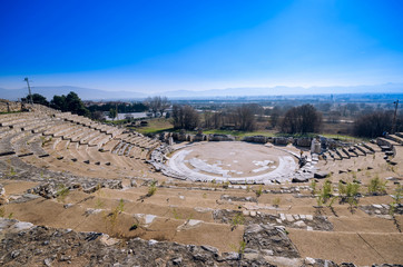 Philippi is located near the ruins of the ancient city and is part of the region of East Macedonia and Thrace in Kavala, Greece. 