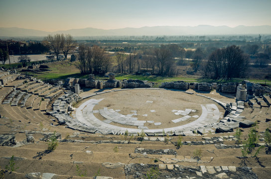 Philippi is located near the ruins of the ancient city and is part of the region of East Macedonia and Thrace in Kavala, Greece. 