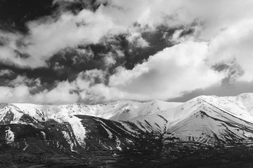 Snowy Winter Mountains Landscapes, Bozdag, Izmir, Turkey