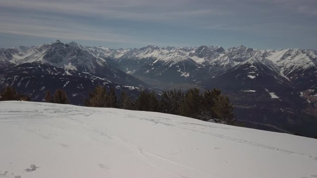 Snowy Mountains, Spring in the Alps