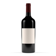 Bouteille de vin de bordeaux personnalisable