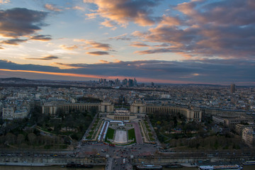 Fototapeta premium view from Eiffel tower