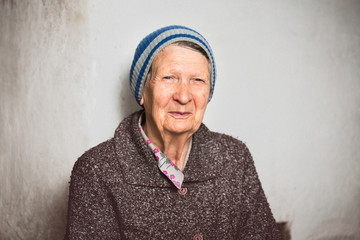 portrait senior woman