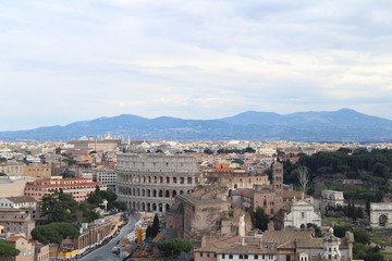Fototapeta na wymiar Panorama of Colesseum