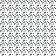 Seamless pattern of abstract shapes for printing, covers, fabric
