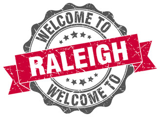 Fototapeta premium Raleigh round ribbon seal