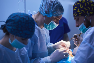 Blepharoplasty, plastic surgery operation for correcting defects, deformities, and disfigurations...