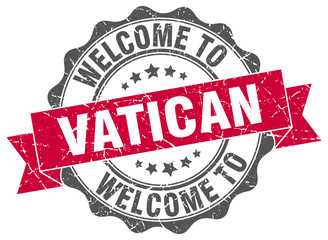 Fototapeta premium Vatican round ribbon seal