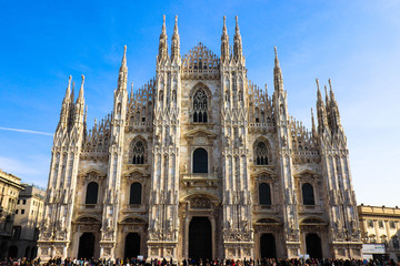 Fototapeta na wymiar milan cathedral duomo di milano