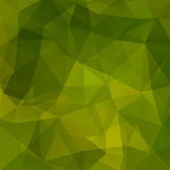 Green polygonal vector background. Can be used in cover design, book design, website background. Vector illustration