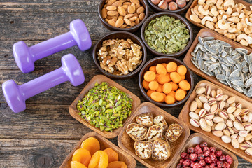 Nuts and sport activities