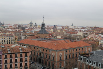 Fototapeta na wymiar Panorama of Madrid