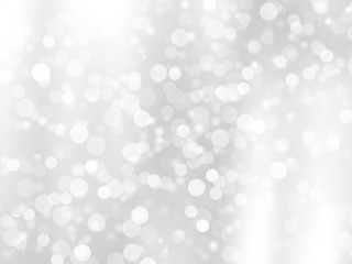 Obraz na płótnie Canvas Abstract white Bokeh circles for Christmas background. White blur abstract background. Bokeh colorful glows sparkle beautiful Valentines Day concept.