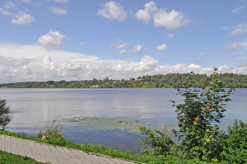 The Volga river in Ples Ivanovo oblast