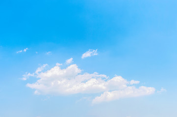 beautiful sky with soft-focus and over light in the background