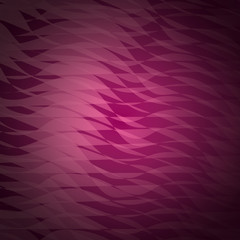 Abstract geometric shape pink background with waves