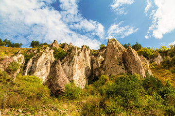 The rocks in the mountains of Armenia
