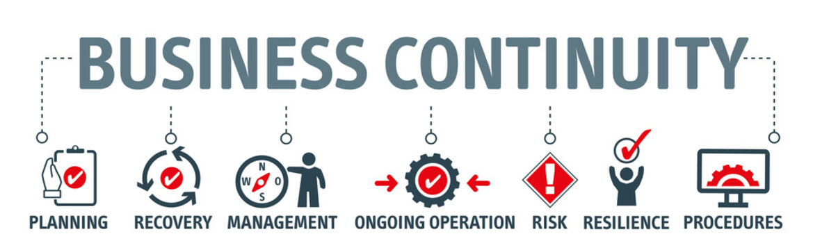 Banner Business continuity planning concept