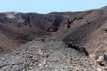 montée sur le volcan