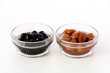 金時豆と黒豆の煮豆