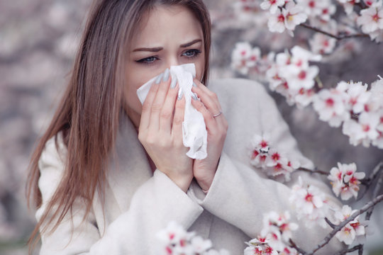 Woman With Allergies 