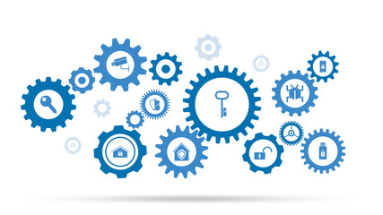 web key icon. From cyber security set