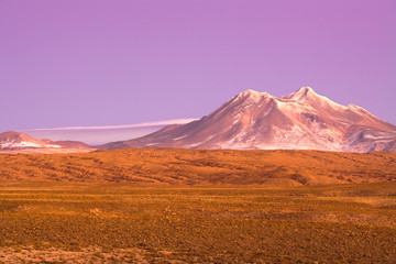 Hills in the Altiplano (High Andean plateau), Atacama desert, Chile, South America